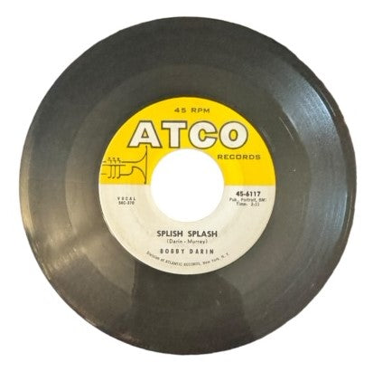 Bobby Darin- Splish Splash/Judy, Don't Be Moody, 1958, $10