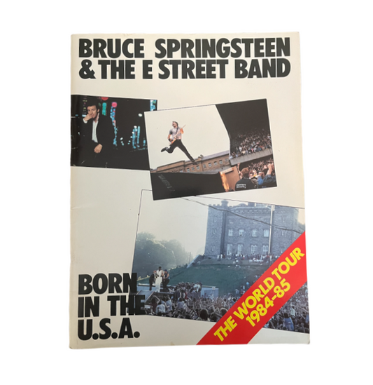 Bruce Springsteen & The E Street Band- Born In The U.S.A. World Tour Program Book, 1984-85, VG+