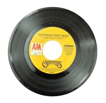 Carpenters- Yesterday Once More/Road Ode, 1973, VG+