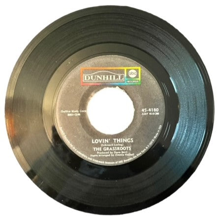The Grassroots- Lovin' Things/You & Love Are The Same, 1969, VG+