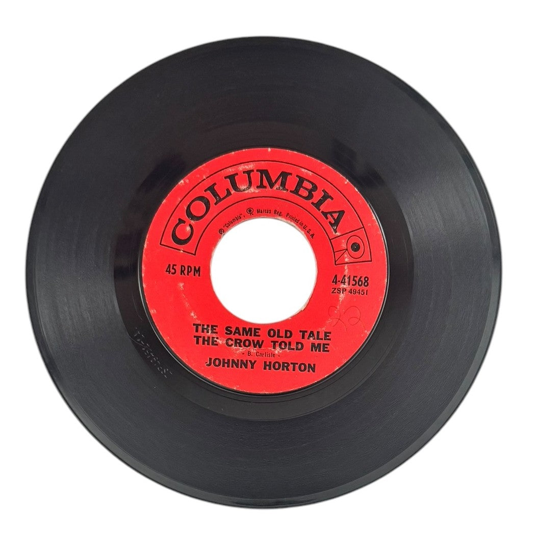 Johnny Horton- Sink The Bismarck/The Same Old Tale The Crow Told Me, 1960, VG