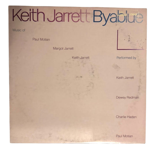 Keith Jarrett- Byablue, 1977, VG+/VG+