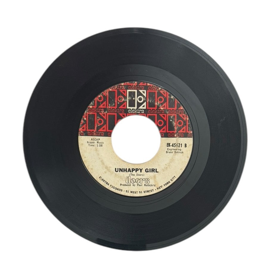 The Doors- People Are Strange/Unhappy Girl, 1967, VG+
