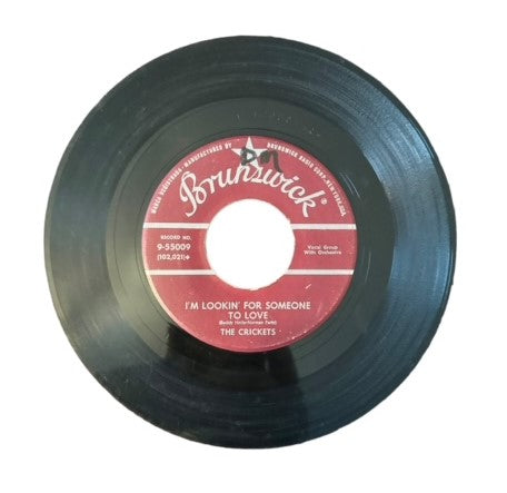 The Crickets- That'll Be The Day/I'm Lookin' For Someone To Love, 1957, VG+