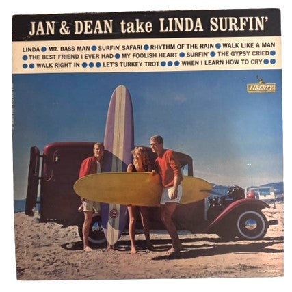 Jan & Dean- Jan & Dean Take Linda Surfin', 1963, VG+/VG