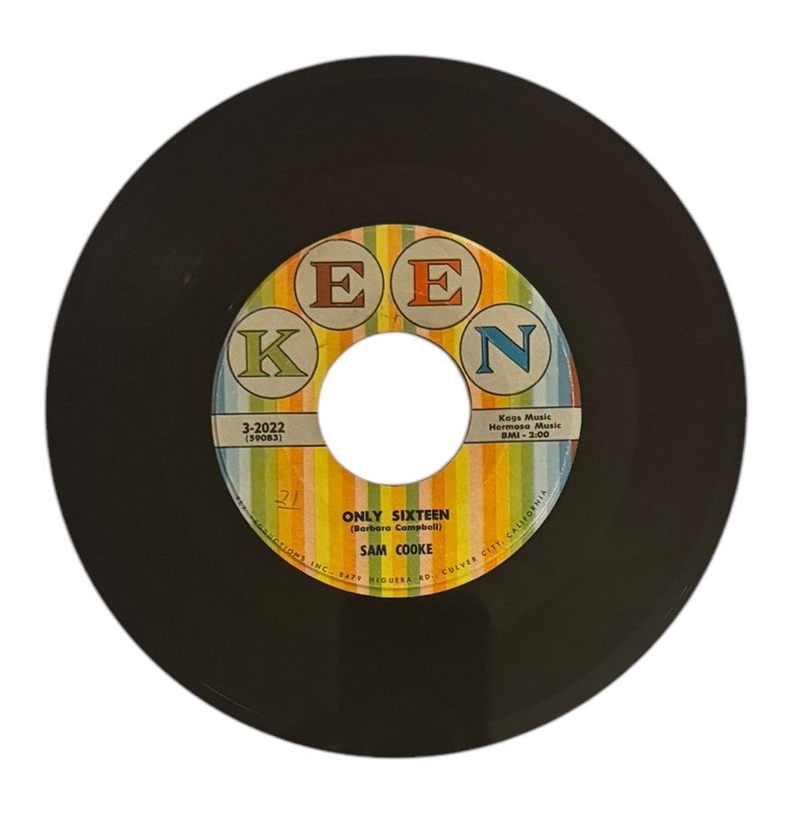 Sam Cooke- Only Sixteen/Let's Go Steady Again, 1959, VG+