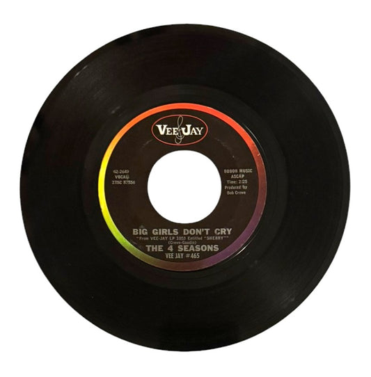 The 4 Seasons- Big Girls Don't Cry/Connie-O, 1962, VG+