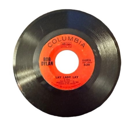 Bob Dylan- Lay Lady Lay/Peggy Day, 1969, VG+