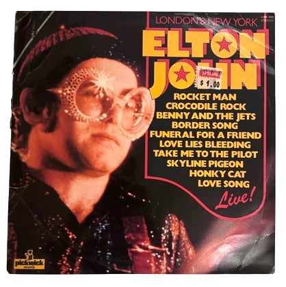 Elton John- London & New York, 1978, VG+/VG+ (UK Import, Reissue)