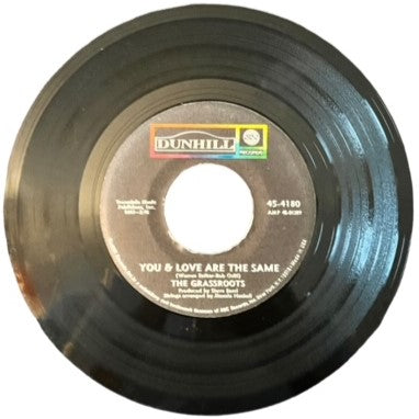 The Grassroots- Lovin' Things/You & Love Are The Same, 1969, VG+