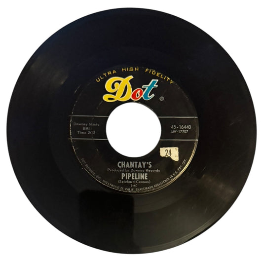 Chantay's- Pipeline/Move It, 1963, VG