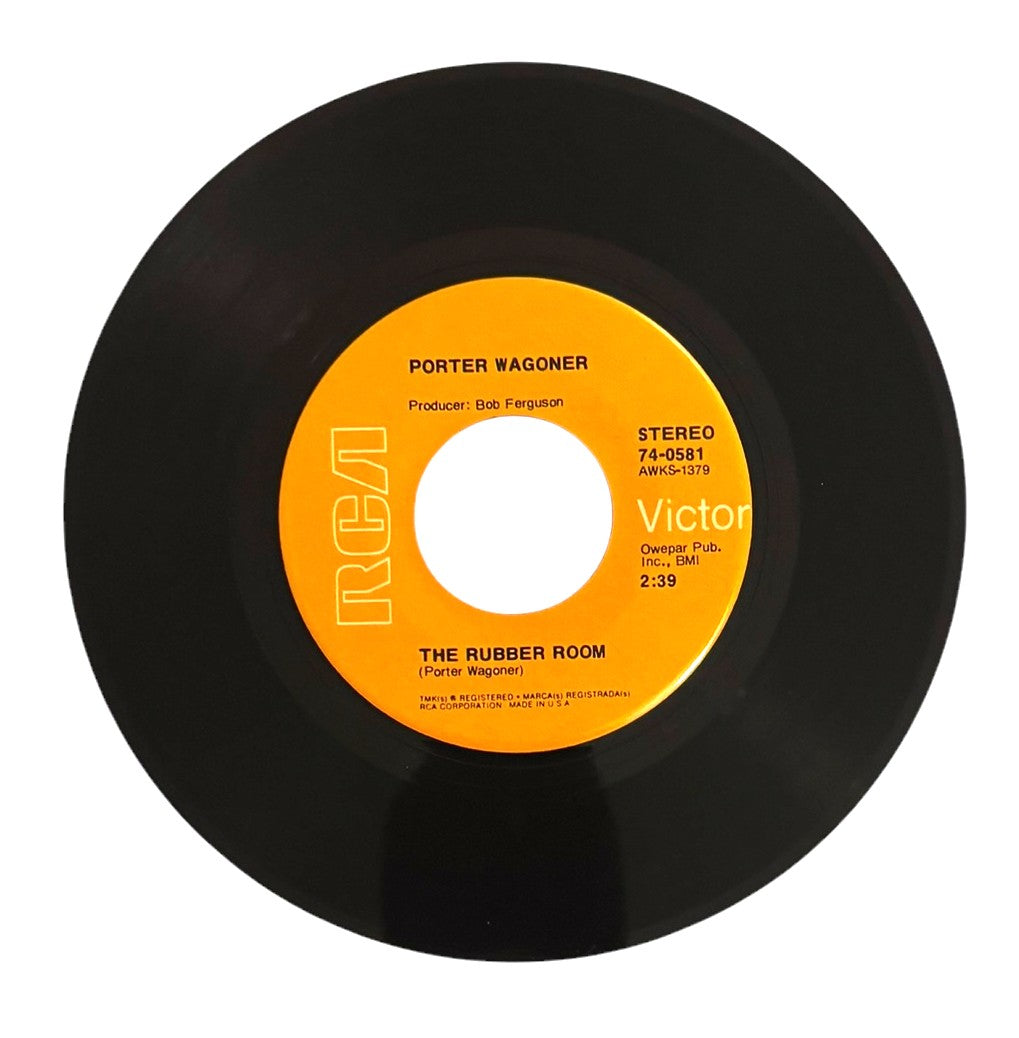 Porter Wagoner- The Rubber Room/The Late Love Of Mine, 1971, VG+