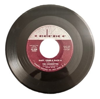 The Chordettes- Lollipop/Baby Come-A Back-A, 1958, VG