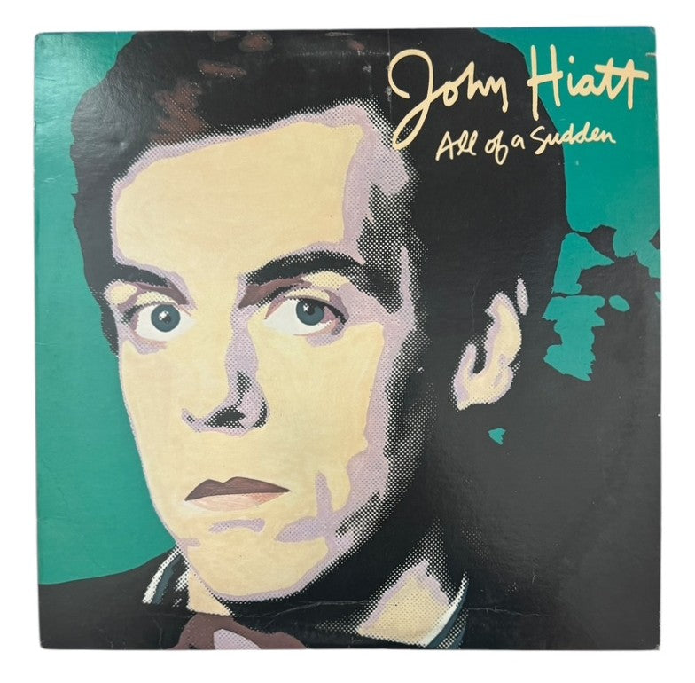 John Hiatt- All Of A Sudden, 1982, VG+/VG+