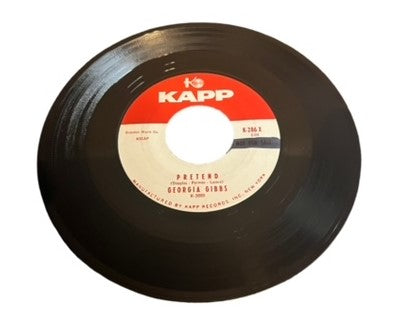 Georgia Gibbs- Pretend/Hamburgers, Frankfurters & Potato Chips, 1959, VG+ (Promo Copy)