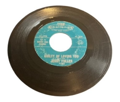 Jerry Fuller- Guilty Of Loving You/First Love Never Dies, 1961, VG