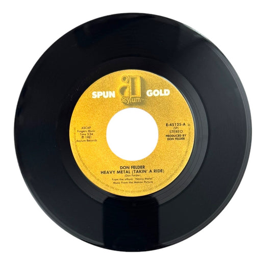 Don Felder/Devo- Heavy Metal (Takin' A Ride)/Working In The Coal Mine, 1981, VG+