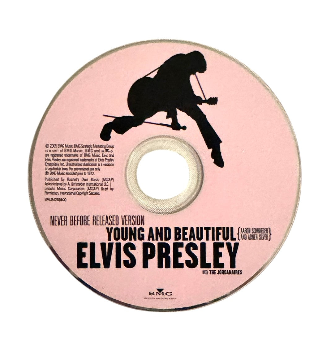 Elvis Presley with The Jordanaires- Young And Beautiful, 2005, VG (3" Mini CD, Promo)