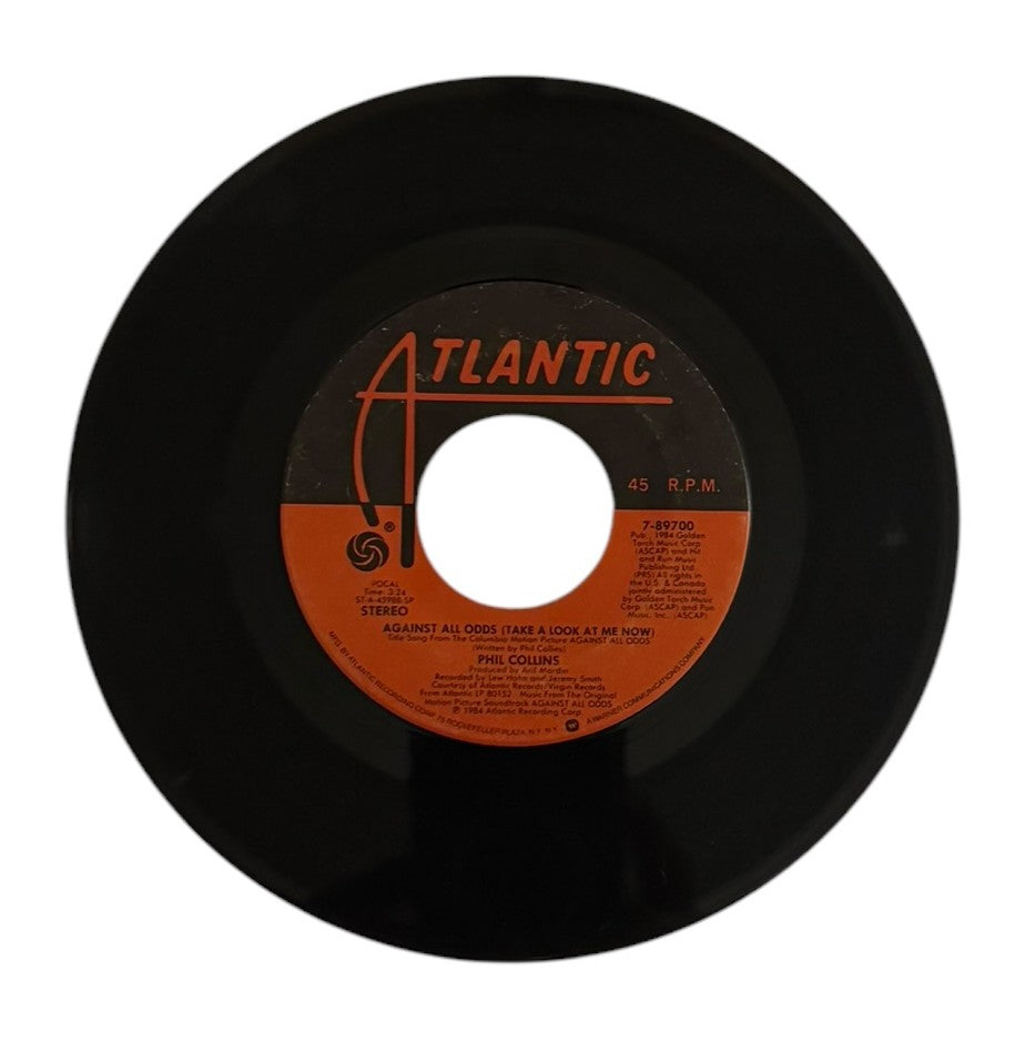Phil Collins- Against All Odds (Take A Look At Me Now)/The Search (Main Title Theme From "Against All Odds"), 1984, VG/VG+ (Picture Sleeve)