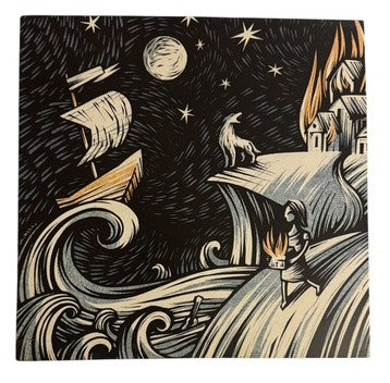 Amanda Palmer & Jason Webley- Sketches From The Musical JIB, 2016, NM/NM (Blue/Black Swirled Vinyl, Limited Edition, Number 188)