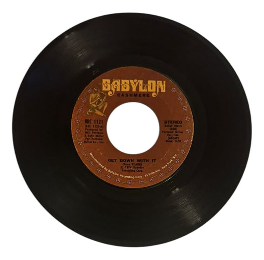 Cashmere- Get Down With It/Get Down With It (Part II), 1974, VG+