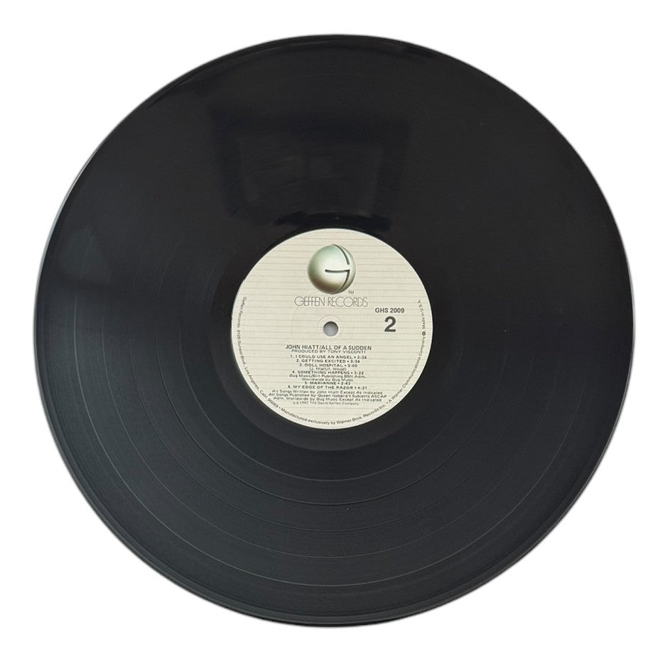 John Hiatt- All Of A Sudden, 1982, VG+/VG+