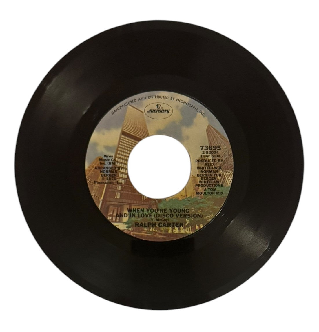 Ralph Carter- When You're Young And In Love/When You're Young And In Love (Disco Version), 1975, VG+