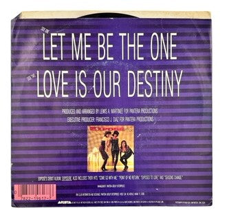 Expose- Let Me Be The One/Love Is Our Destiny, 1987, VG+/VG+ (Picture Sleeve)