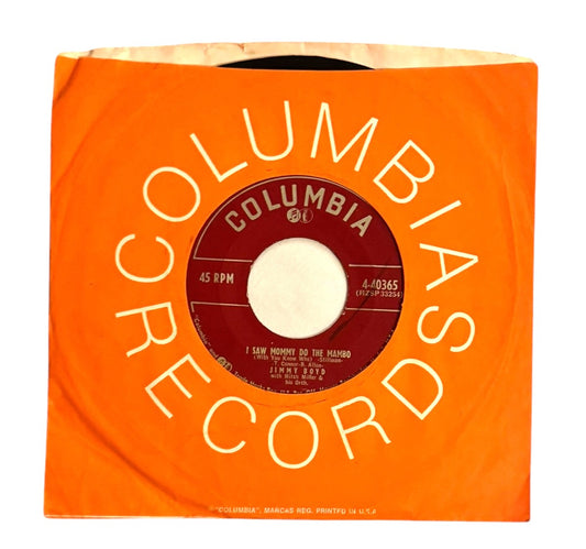 Jimmy Boyd with Mitch Miller & His Orchestra- I Saw Mommy Do The Mambo (With You Know Who)/Santa Claus Blues, 1954, VG+