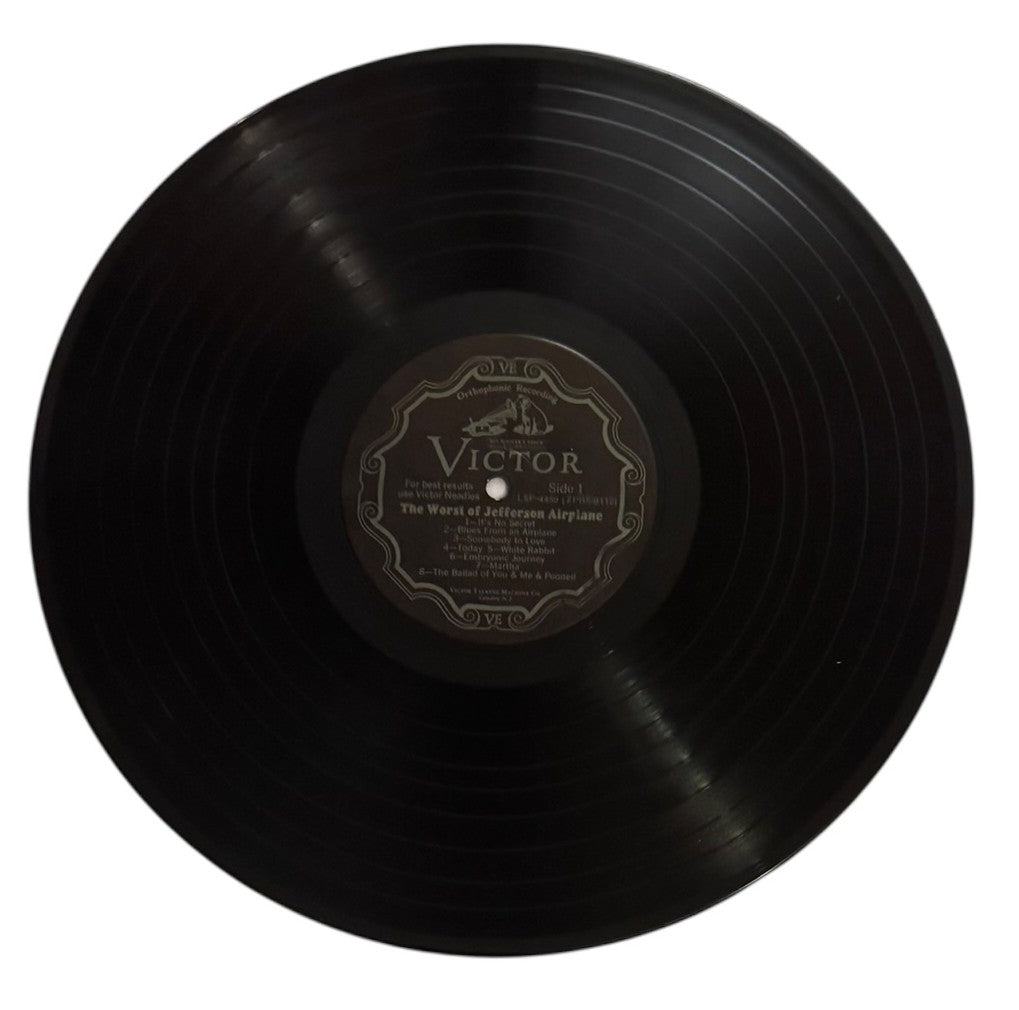 Jefferson Airplane- The Worst of Jefferson Airplane, 1970, VG+/VG+