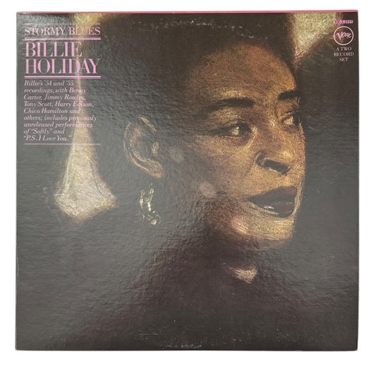 Billie Holiday- Stormy Blues, 1983, VG+/VG+ (2 Records)