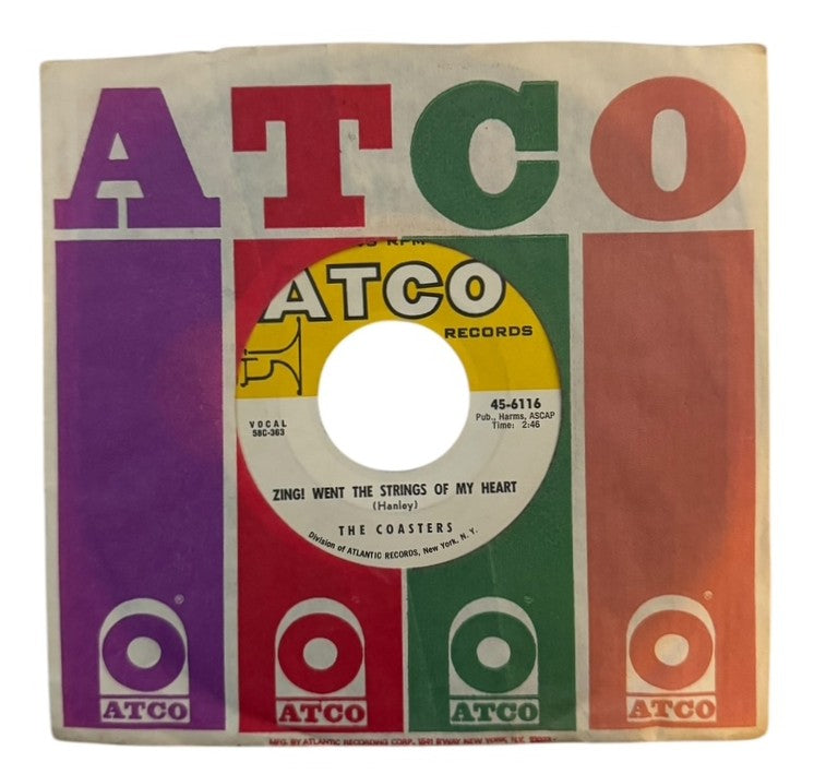 The Coasters- Yakety Yak/Zing! Went The Strings Of My Heart, 1958, VG+