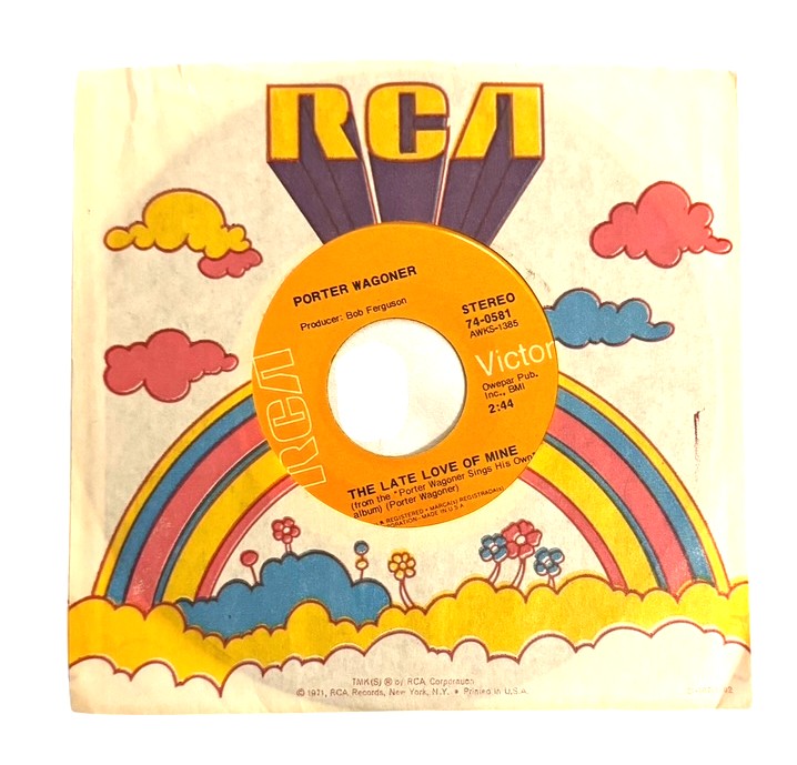 Porter Wagoner- The Rubber Room/The Late Love Of Mine, 1971, VG+