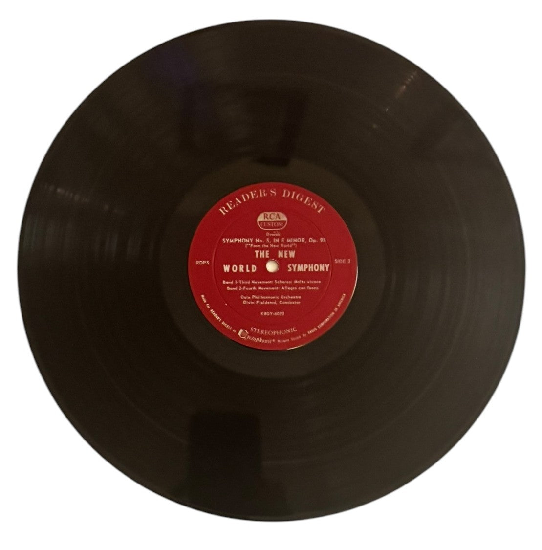 Oslo Philharmonic Orchestra- Dvorak Symphony No. 5 In E Minor (From The New World), 1962, VG+/VG=