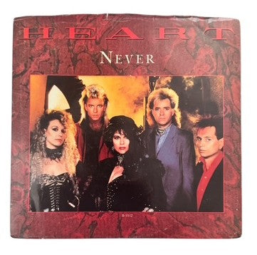 Heart- Never/Shell Shock, 1985, VG/VG+ (Picture Sleeve)