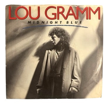Lou Gramm- Midnight Blue/Chain Of Love, 1987, NM/VG+ (Picture Sleeve)
