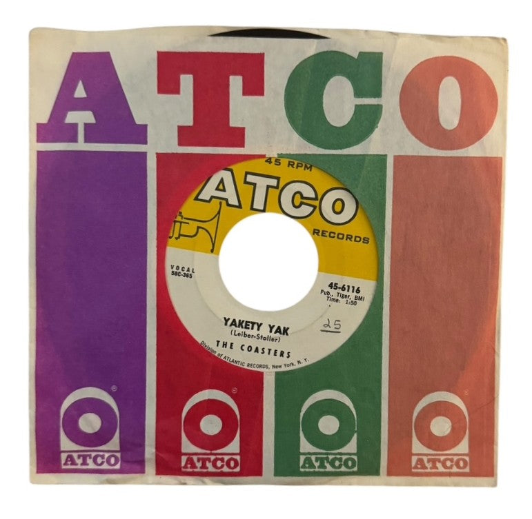 The Coasters- Yakety Yak/Zing! Went The Strings Of My Heart, 1958, VG+