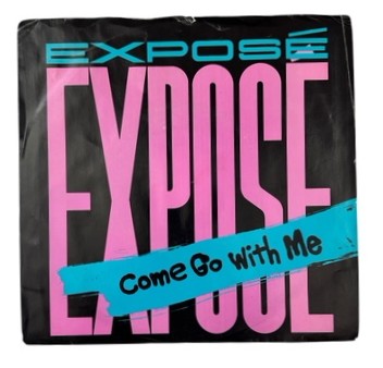 Expose- Come Go With Me/December, 1987, VG+/VG+ (Picture Sleeve)