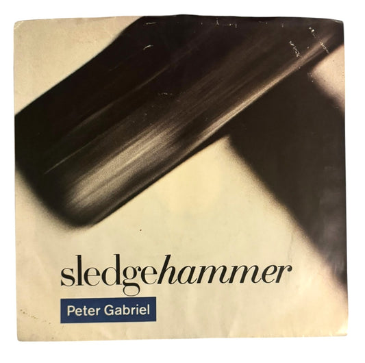 Peter Gabriel- Sledgehammer/Don't Break This Rhythm, 1986, VG+/VG+ (Picture Sleeve)