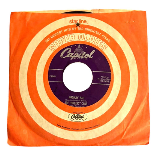 Joe "Fingers" Carr & The Carr Hops- Noodlin' Rag/Yes! Yes! Yes! Yes!, 1952, VG+