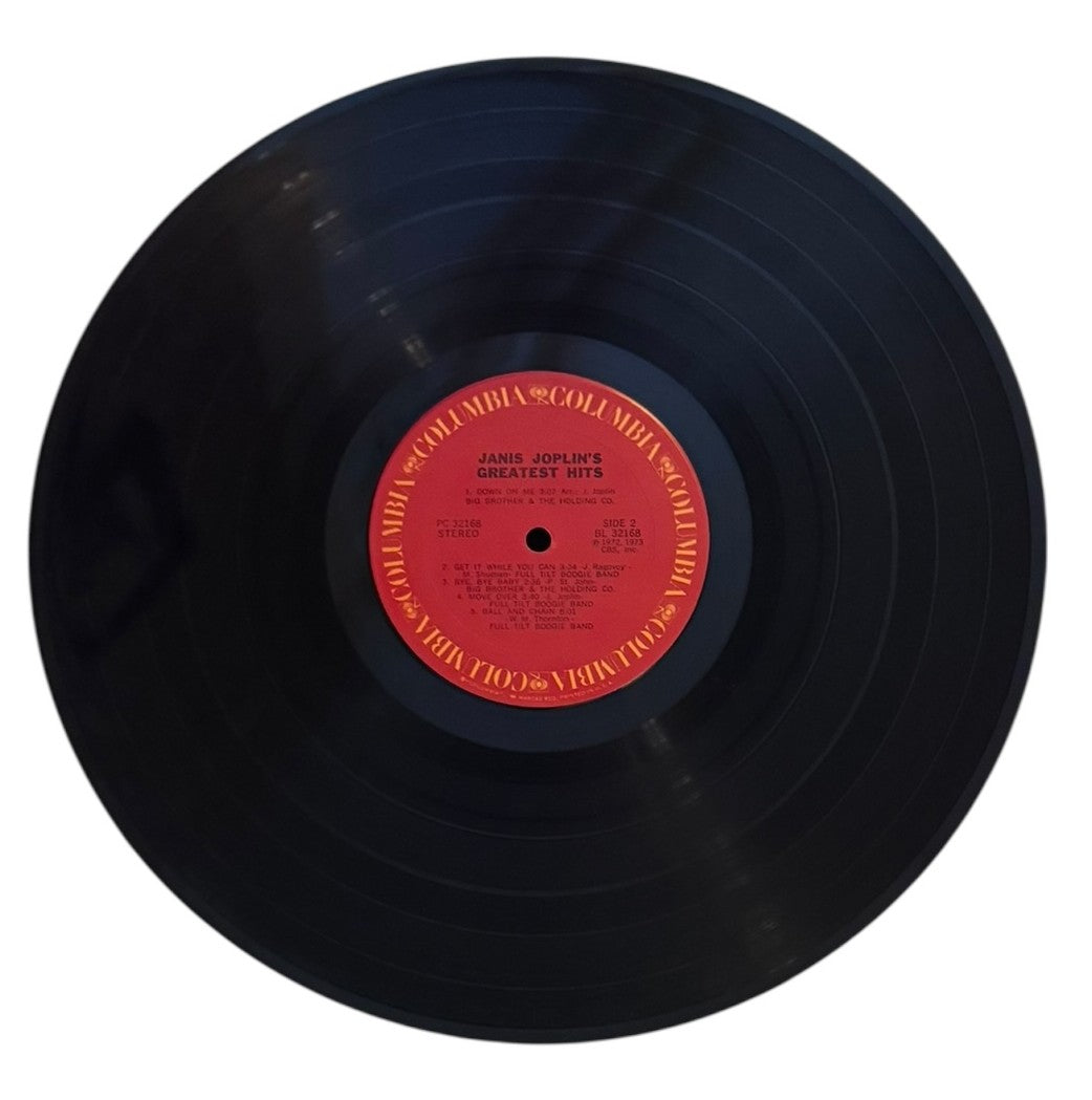 Janis Joplin- Janis Joplin's Greatest Hits, 1973, VG+/VG+