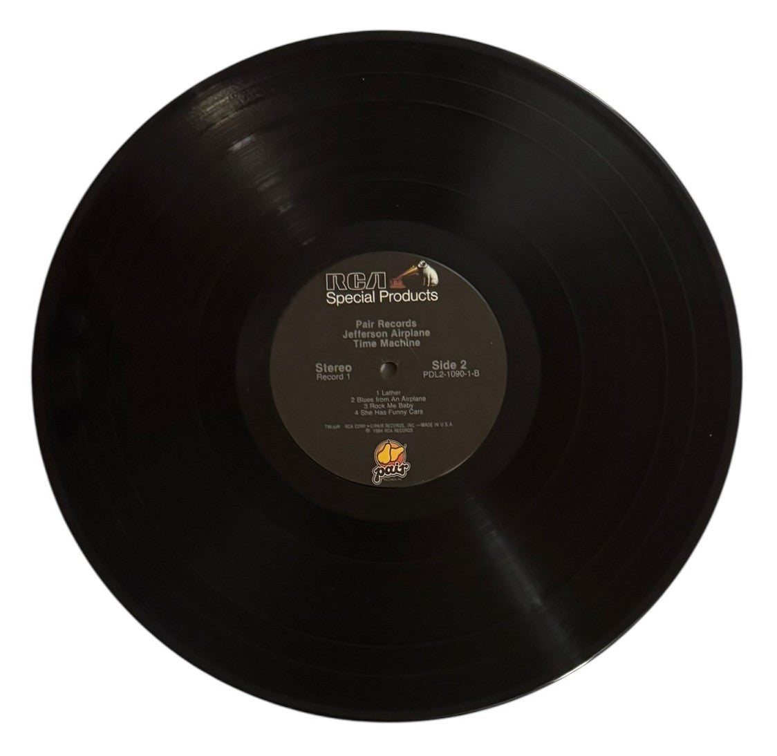 Jefferson Airplane- Time Machine, 1984, VG+/VG+ (2 Records)