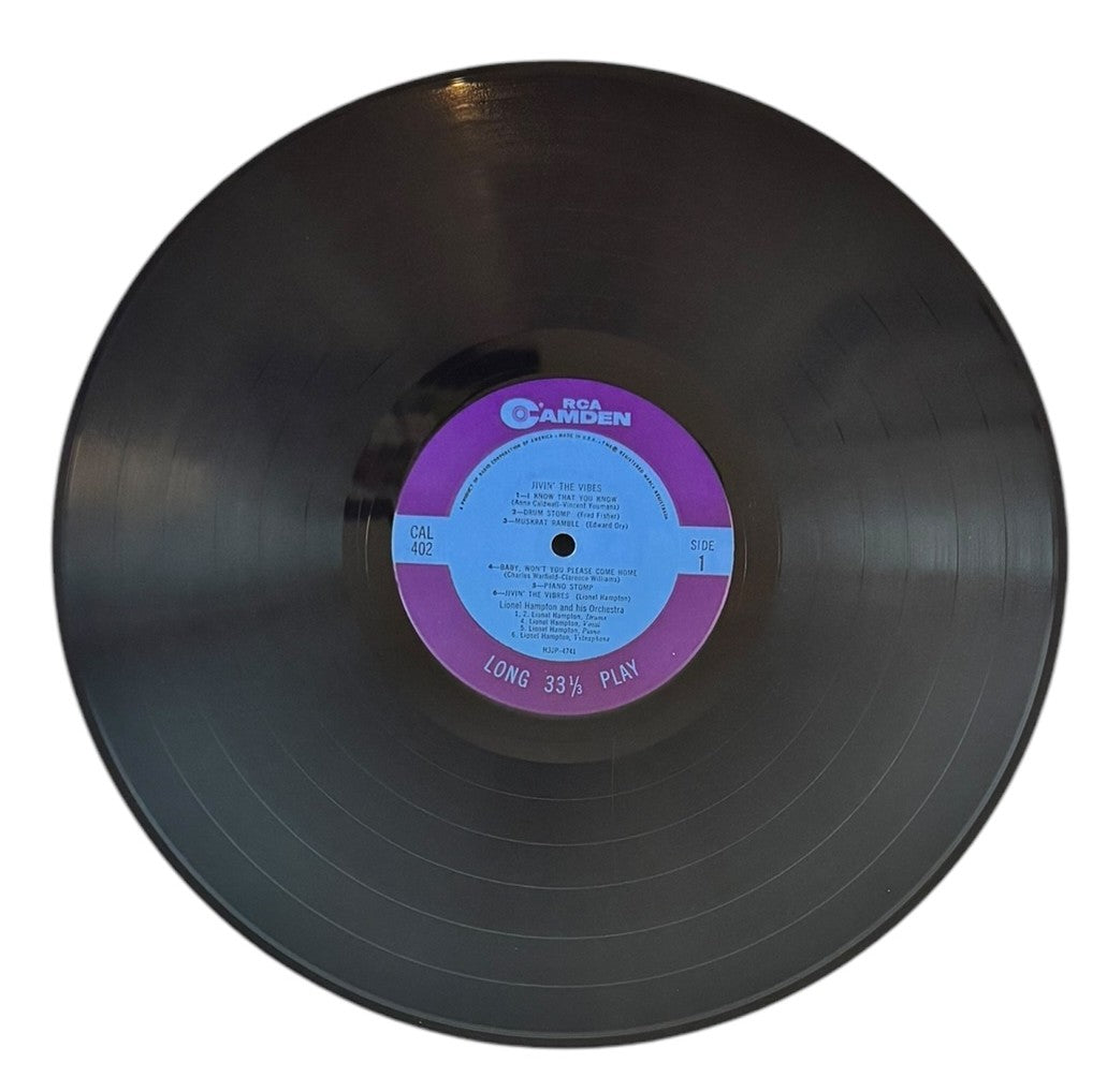 Lionel Hampton & His Orchestra- Jivin' The Vibes, 1957, VG+/VG+
