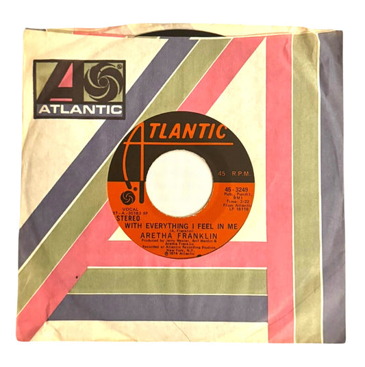 Aretha Franklin- With Everything I Feel In Me/Sing It Again- Say It Again, 1974, VG+
