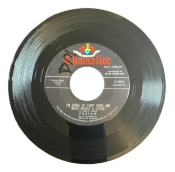 Fabian- I'm Gonna Sit Right Down And Write Myself A Letter/Strollin' In The Springtime, 1960, VG+/VG (Picture Sleeve)