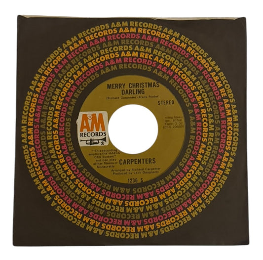 Carpenters- Merry Christmas Darling/Mr. Gruder, 1970, VG+