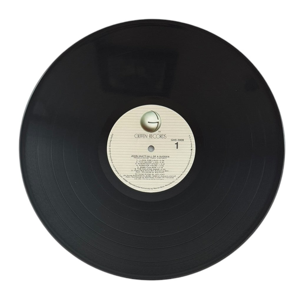 John Hiatt- All Of A Sudden, 1982, VG+/VG+