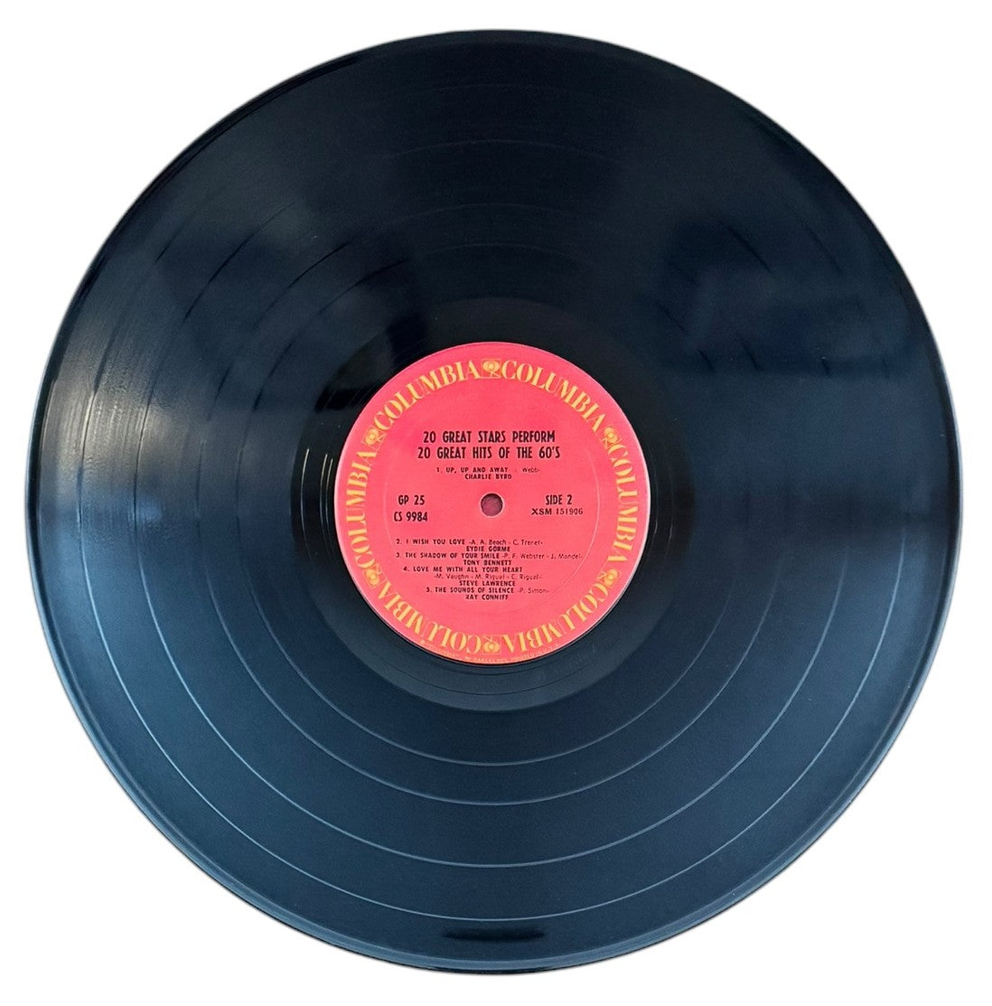 Various Artists- 20 Great Stars Perform 20 Great Hits Of The 60's, 1970, VG+/VG+ (2 Records)