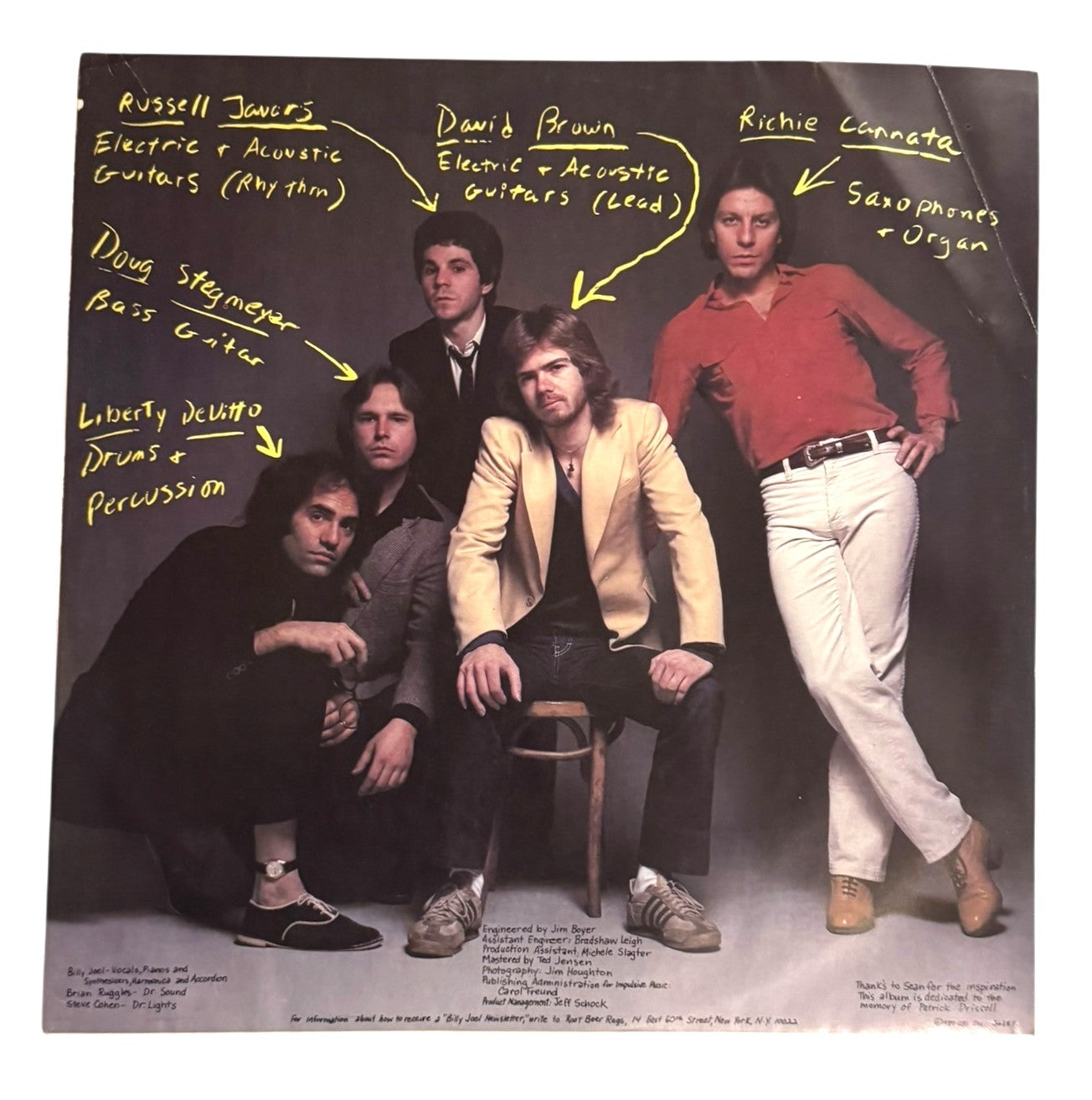 Billy Joel- Glass Houses, 1980, VG+/VG+