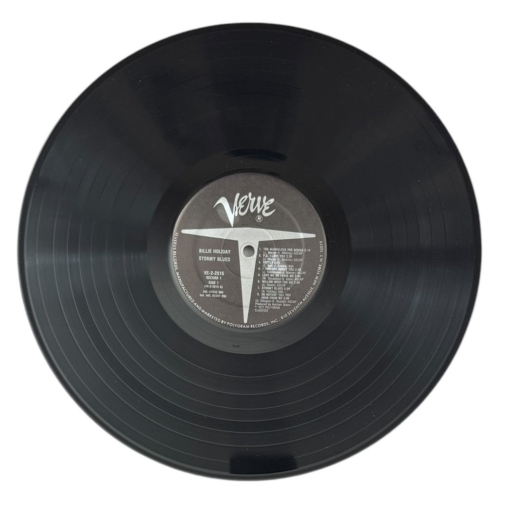 Billie Holiday- Stormy Blues, 1983, VG+/VG+ (2 Records)